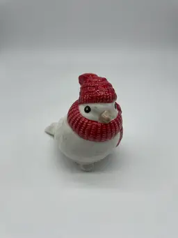 #17 Red Co. Stoneware Little Sitting Bird