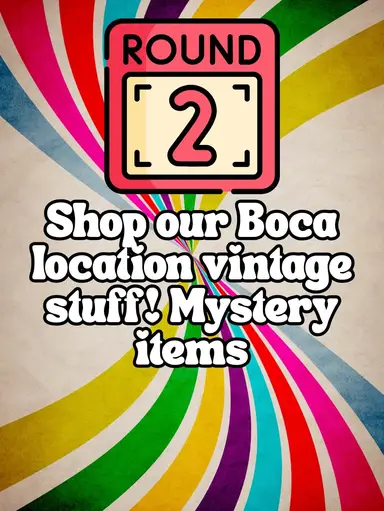 I’m Still in Boca! Shop my VINTAGE MYSTERY ITEMS!