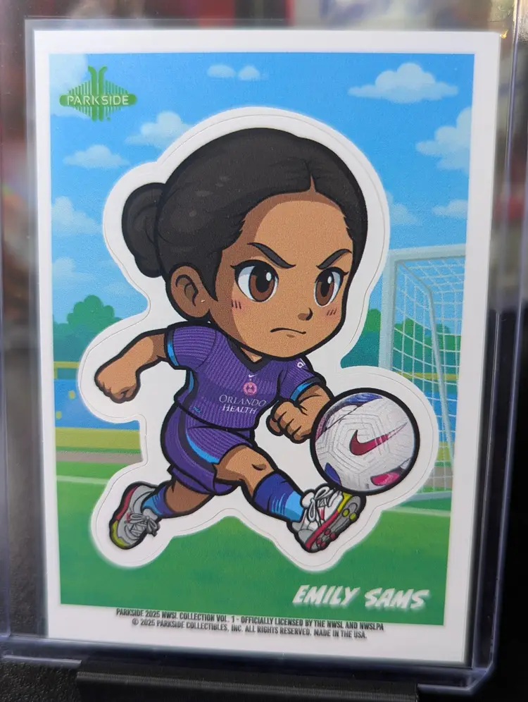 2025 Parkside NWSL Vol 1 Sticker Emily Sams Orlando Pride
