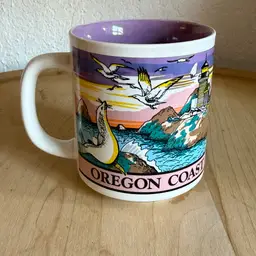Vintage 80s San Diego Sailboat Travel Souvinr Novelty Coffee Mug