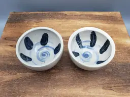 2ttl Studio Pottery Modern Trinket Bowl Condiment Cups Bowls