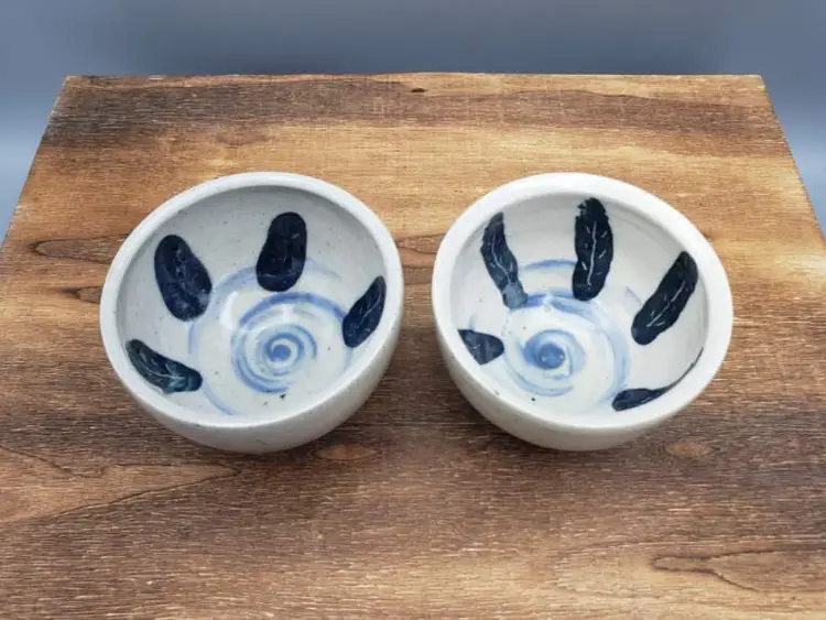 2ttl Studio Pottery Modern Trinket Bowl Condiment Cups Bowls