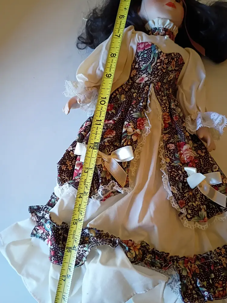 Victorian Dressed Porcelain Doll