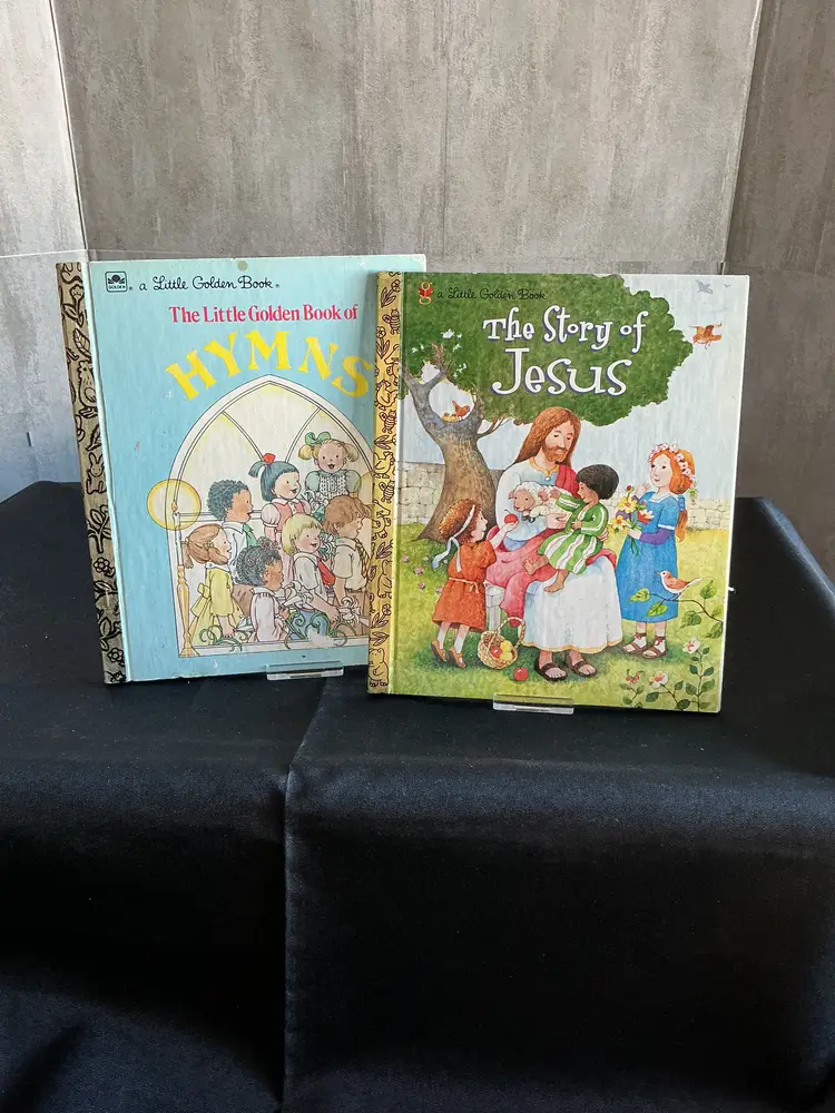 #14 Faith/ Christian lot of 2 Little Golden Books