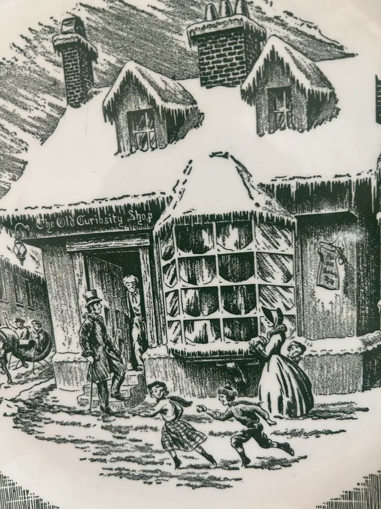 The Old Curiosity Shop Cake Plate