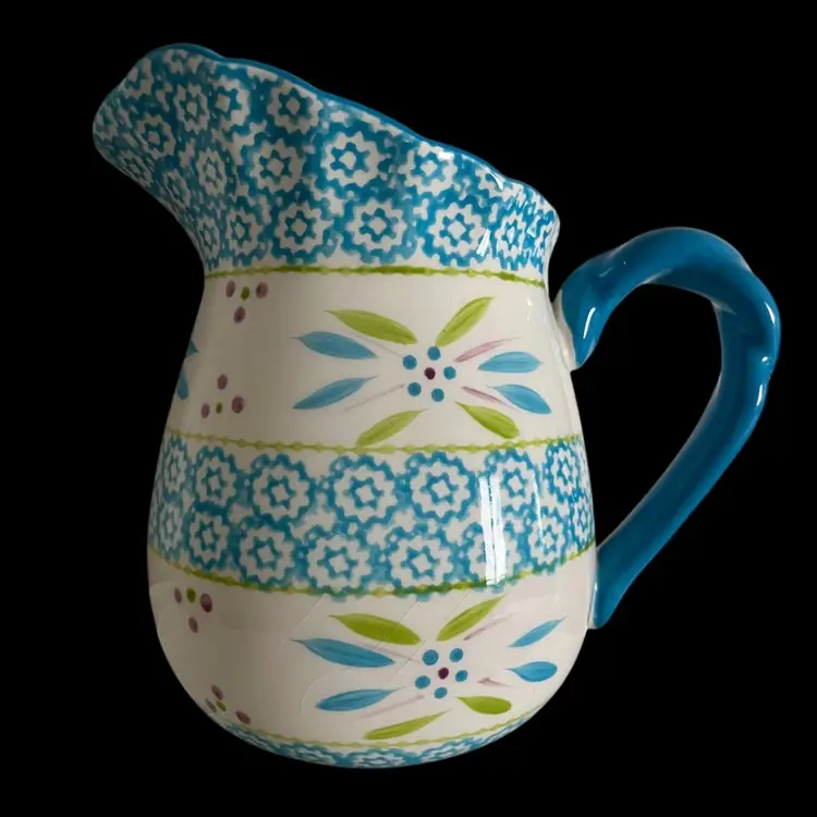 Temptations "Old World Oceanfetti" Pitcher- 8” Tall, 2 Quart