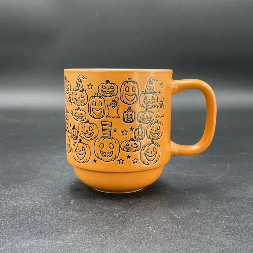 Cobwebs & Cauldrons Jack O'Lantern Coffee Mug Cup Halloween Pumpkins Drinkware