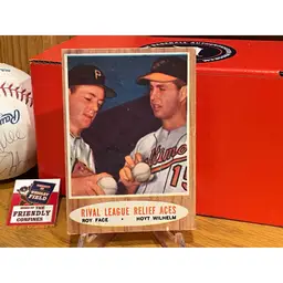 1962 Topps Relief Aces 423 Hoyt Wilhelm - Baltimore Orioles 