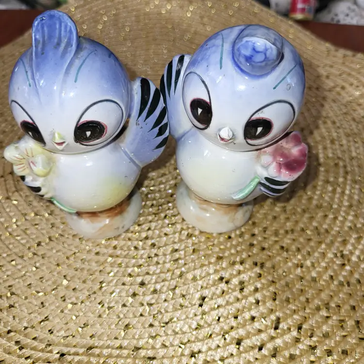 Vintage Enesco Imports Bird Shakers