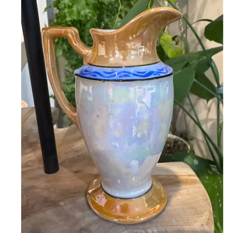 Mid-Century Hand Painted Butterfly Creamer
