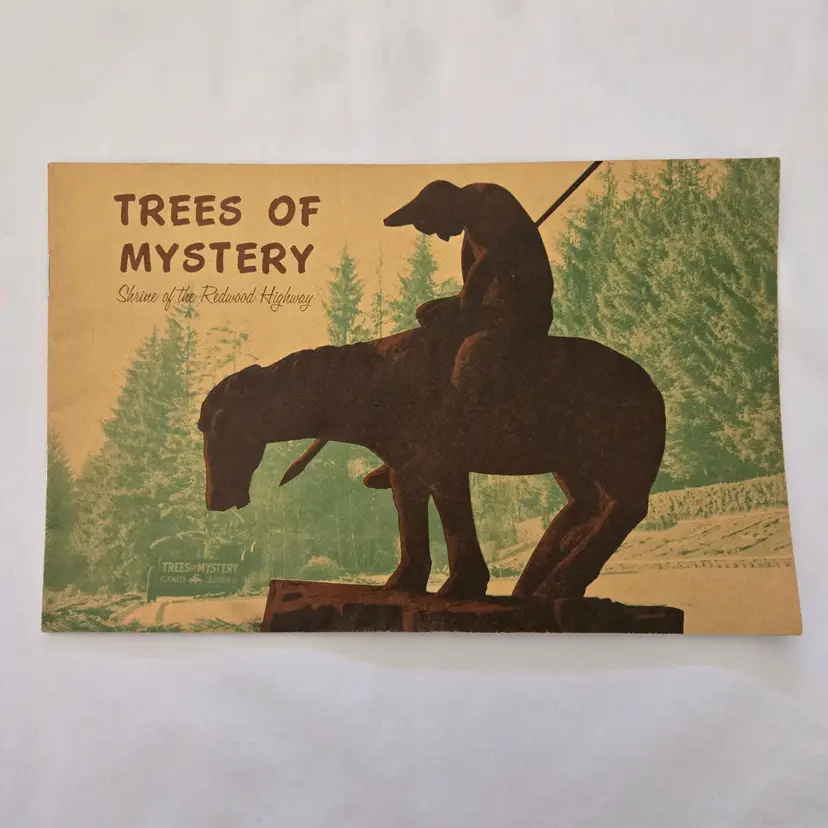 Trees of Mystery Shrine of the Redwood Highway Klamath CA Travel Brochure Ephemera Vintage