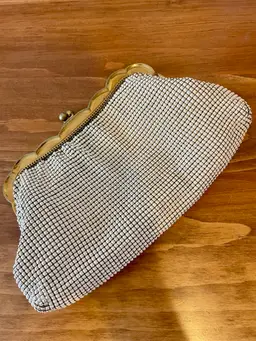 Vintage Whiting and Davis Metal Mesh Small Clutch Bag
