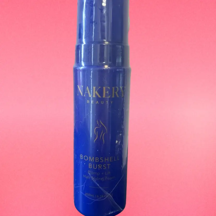 Nakery Beauty Bombshell Burst Hairstyling Foam 6.76 Oz NIB Full Size