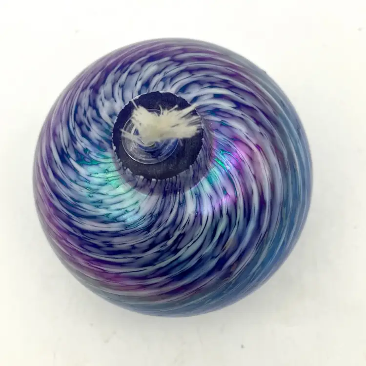 BIN- Glass Eye Studio Irridescent Oil Lamp