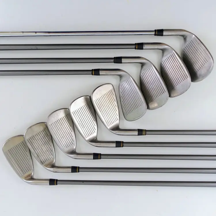 Titleist 822 OS Iron Set 3-9, PW, SW Graphite Stiff Shafts Right Hand New Grips