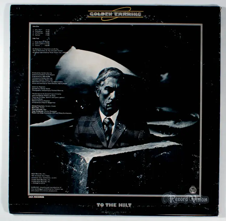 Golden Earring - To the Hilt (1976) Vinyl LP • Sleepwalkin', Progressive Rock