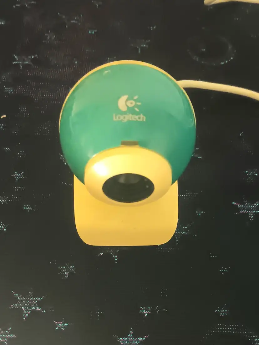 vintage Logitech QuickCam webcam