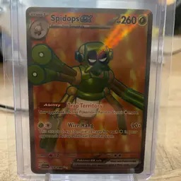 Spidops EX  Scarlet & Violet Base Set. 223/198, Ultra Rare full-art card