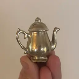 #01 - Vintage Silver Plated Miniature Coffee Pot Trinket
