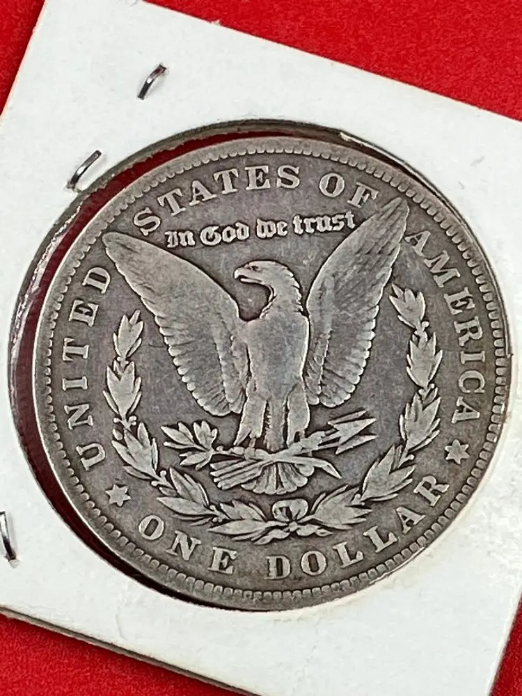 1880 Silver Morgan Dollar Average Circulated