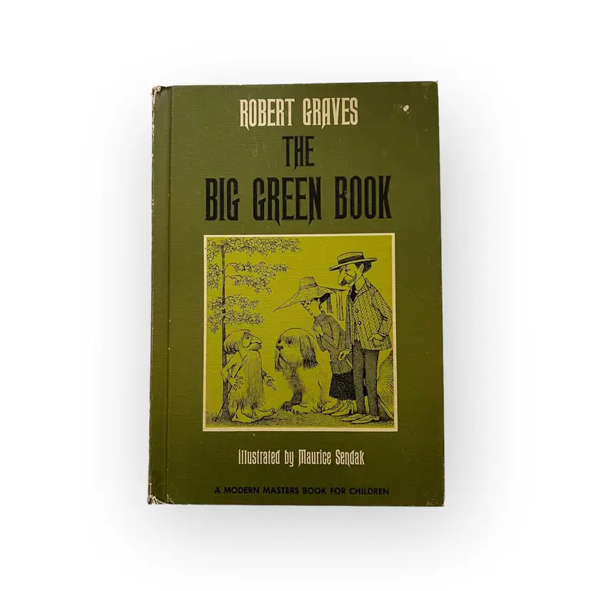 1962 The Big Green Book. by Robert Graves. Illustrated by Maurice Sendak. Vintage Children's Book. FIRST EDITION