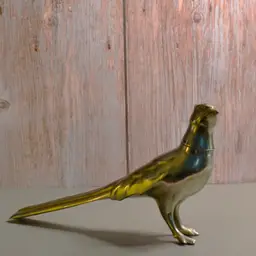 Orphan Pepper Shaker Now A Figurine Or Replacment Metal Pheasant