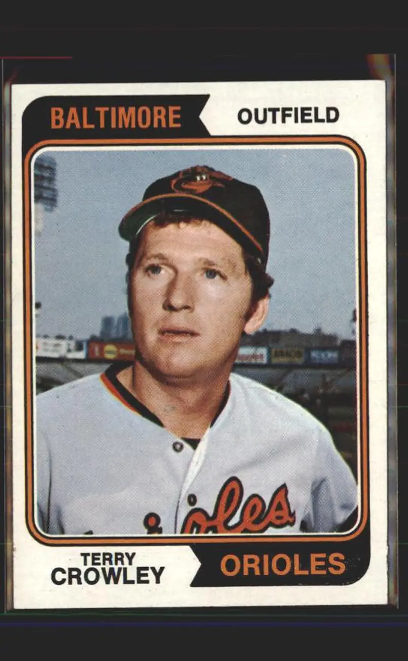 1974 Topps #648 Terry Crowley - (pk5) - Baltimore Orioles