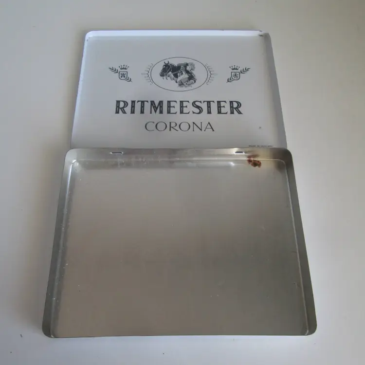 Ritmeester Corona Cigar Cigar Box Tin Tobacco Advertising Tin Cigar