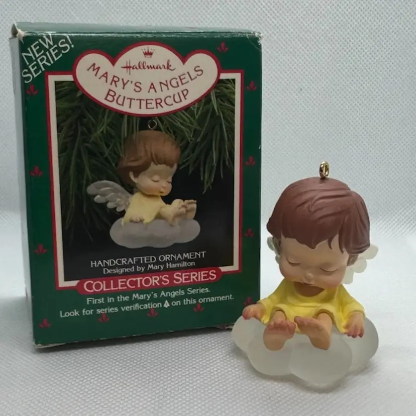 1988 Hallmark Keepsake Ornament 1st in Series Of Mary’s Angels - “Buttercup”