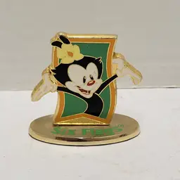 RARE Vintage 1997 SIX FLAGS - Animaniacs Dot Warner Metal Paper weight