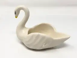 Open Swan Ceramic Trinket Dish