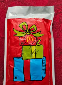 McDonalds 2025 Grinch Meal Socks- Pair Brand New Un Opened