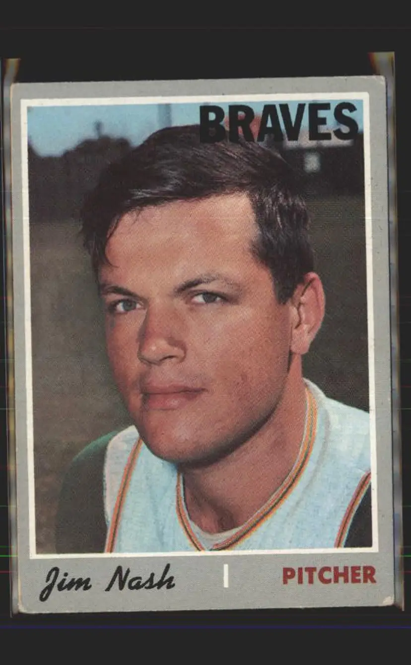 Jim Nash 1970 Topps #171 - () - Atlanta Braves