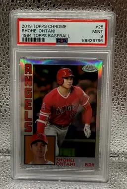 Shohei Ohtani - 2019 Topps Chrome - 1984 Insert - Los Angeles Angels