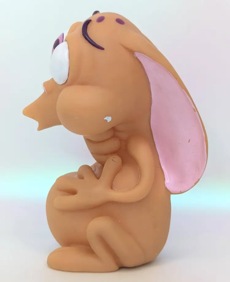 Vintage Ren & Stimpy -  Ren Squirter Toy Spitballs by Dakin Nickelodeon 1992 w/ Plug