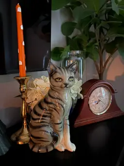 Goebel Porcelain Tabby Cat