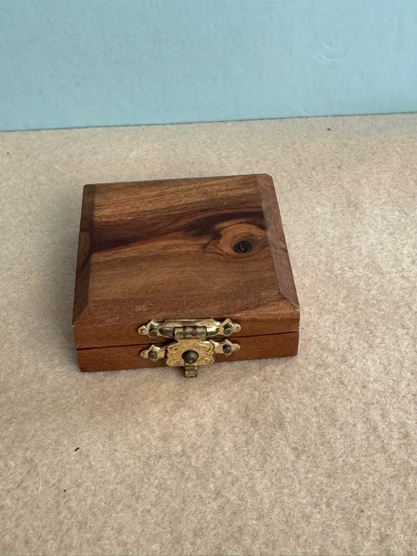 Wooden Trinket Box