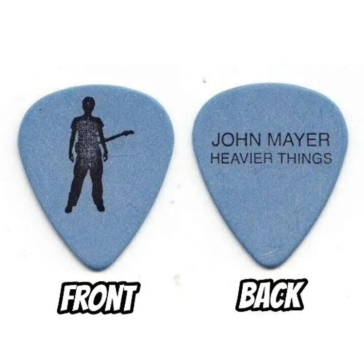 JOHN MAYER SIGNATURE BLUE GUITAR PICK - 2003 HEAVIER THINGS TOUR, ~ ONE PICK ~♡
