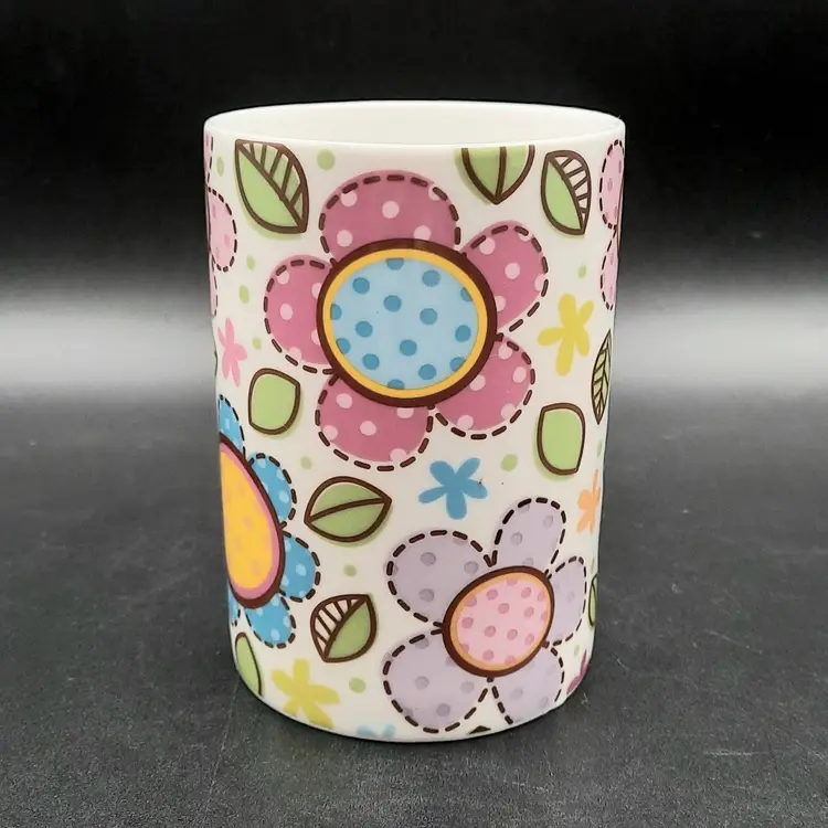 Pastel Flowers Floral Mug Spring Dreamin' by Burton + Burton