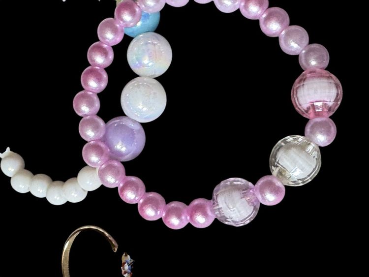 Adorable Little’s Lot - 2 Unicorn Necklaces - 2 Bracelets - 2 Adjustable Disney Rings