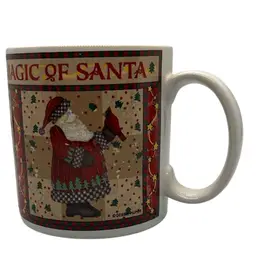 Vintage Sakura Magic Of Christmas Santa Mug