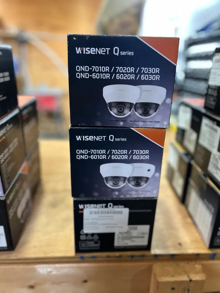 Wisenet Security dome cameras
