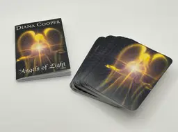 Angels of Light Oracle Card Deck by Diana Cooper (Travel Size) with Drawstring Carrying Pouch