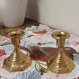 PAIR of Brass Candle Sticks