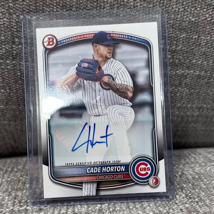 2025 Bowman Cade Horton Paper Prospects Auto #BPA-CHO