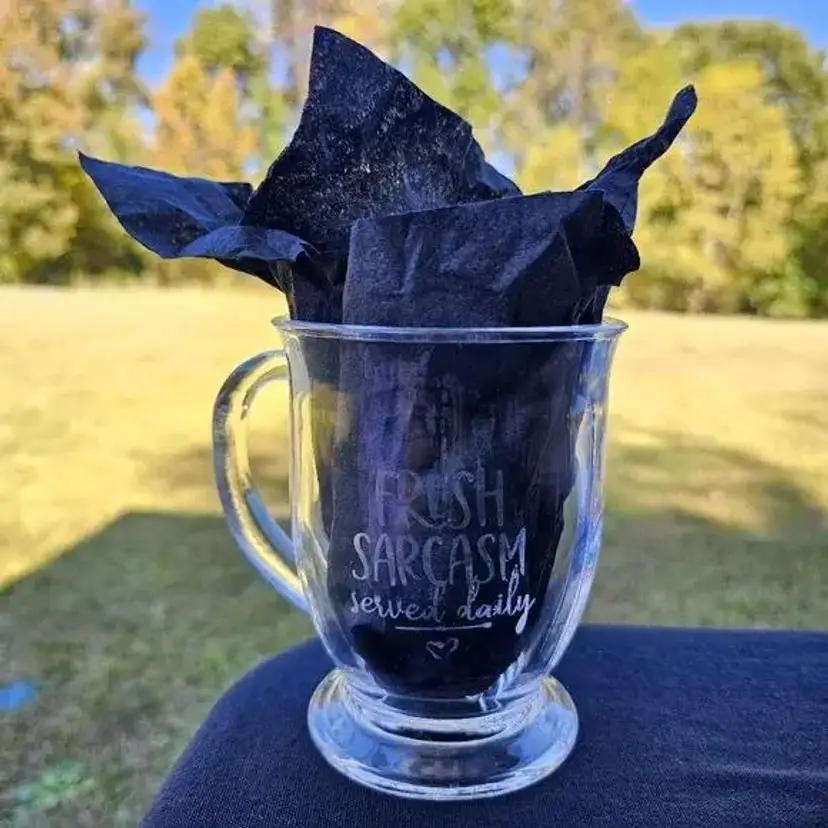 Handmade Fresh Sarcasm Served Daily Glass Mug