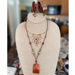 #37 - Red Stone Snake Skin Lot