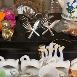 8 Fork And Knife Napkin Rings