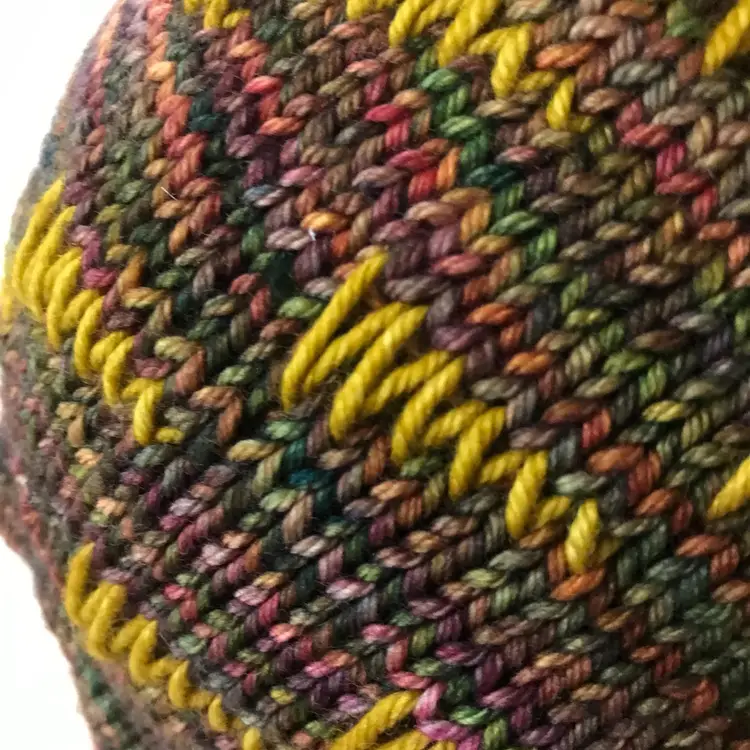 Hand Knit Fully Lined Beanie Adult Size DK Weight 100% Wool