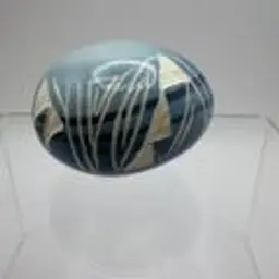 Padilla Navajo Pottery Etched Incised Signed Padilla Nav USA Egg